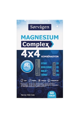 4x4 Magnezyum Complex - 60 Tablet