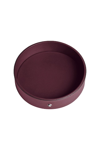 Montblanc Cassis Derisi Büyük Boy Yuvarlak Masa Tepsisi 134682 Bordo