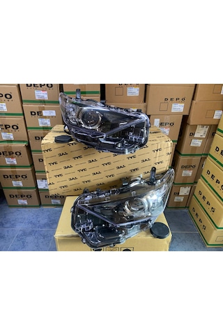 Toyota Auris 2015-2018 Arası Tyc Marka Ledli Sağ Ve Sol Far Takım 81130-02k30 / 81170-02k30