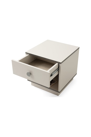 Çakıltaşı Modern Komodin 47 47 47cm Krem