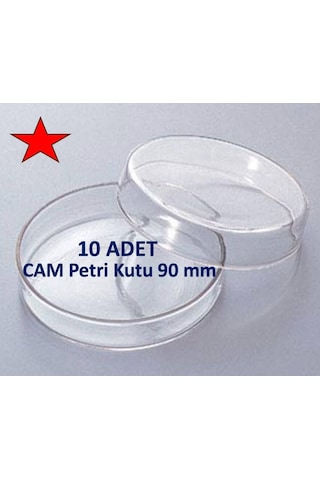 Cam Petri Kabı 90 x 15 MM 10'lu Cam Petri Kabı 90 x 15 MM 10'lu