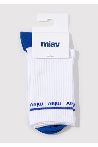 Mavi - Miav Beyaz Socket Socks 1912600-620 Beyaz
