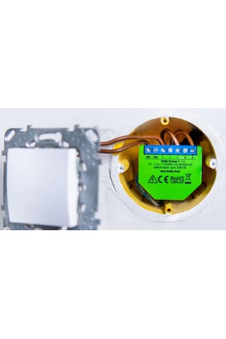 Shelly Dimmer 2 Kanallı Akıllı Işık Ayar Anahtarı Wifi Nötrsüz