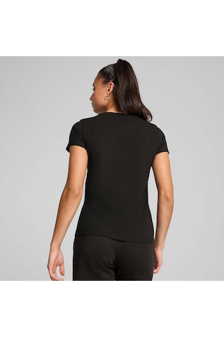 Puma Essentials Elevated Kadın Siyah Tişört 690894-01 Siyah