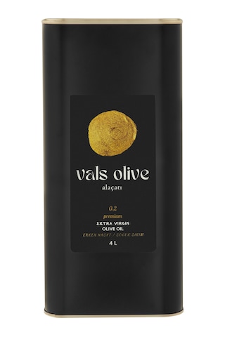 Vals Olive Premium Erken Hasat Soğuk Sıkım Naturel Zeytinyağı 4 L