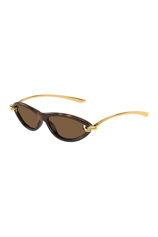 Bottega Veneta 1390s 002 56-14 Kadın Altın Güneş Gözlüğü
