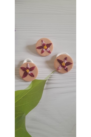 Nakışlı lastik tokalarımız Açık Pembe
