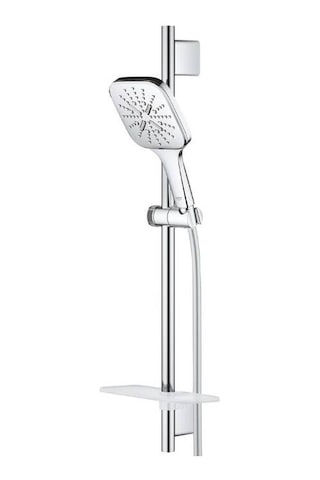 Grohe - Rainshower Smartactive 130 Cube Sürgülü Duş Seti 600 Mm 9,5 Ldk Krom - Outlet - G26584000-