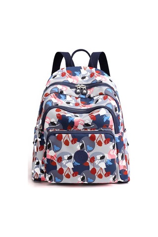 Kadınlar İçin Baskı Sırt Çantası Seyahat Yüksek Kapasiteli Su Çok Renkli