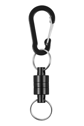 Leezsing Alüminyum Ve Pvc Malzeme Magnetik Kilitli Olta Aletleri İçin 3kg Dayanıklı Yaylı İp Siyah