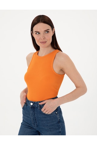 Pierre Cardin Kadın Turuncu Bluz Örme 50306947-vr051 Turuncu