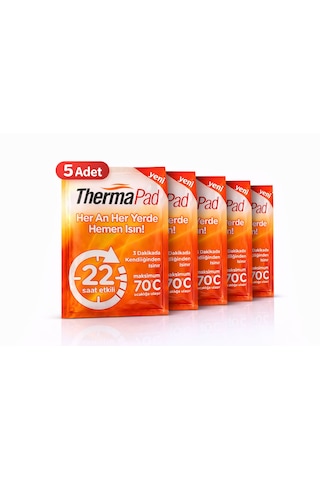 Thermapad Pratik Cep Sobası 5 Adet 22 Saate Kadar Etkil Turuncu Thermapad Pratik Cep Sobası 5 Adet 22 Saate Kadar Etkil Turuncu