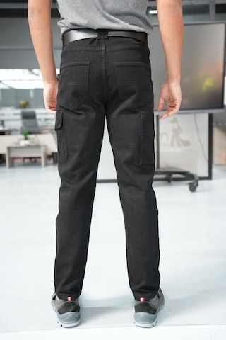 Uniprom İş Pantolonu Kot Kumaş Titan Flex Model Siyah Siyah
