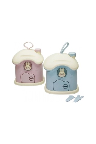 Piev Dekoratif Sevimli Anahtarlı Ev Baca Para Kumbarası