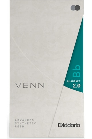 D'addario Vbb0120g2 Venn G2 Sentetik Bb Klarnet Kamışı No: 2.0 Başlangıç/eğitim - Tekli Paket Kolay Ses Üretimi, Sentetik Dayanıklılık Ve Anında Tepki