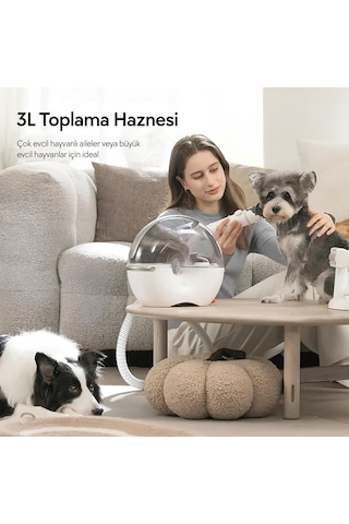 Neakasa S1 Pro 5 Başlıklı Kedi & Köpek Tıraş Makinesi - 8 İ 1 Arada Vakumlu Bakım Seti