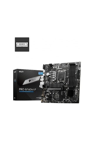 MSI Pro B760M-P Intel B760 6800 MHz (OC) DDR5 Soket 1700 mATX Anakart