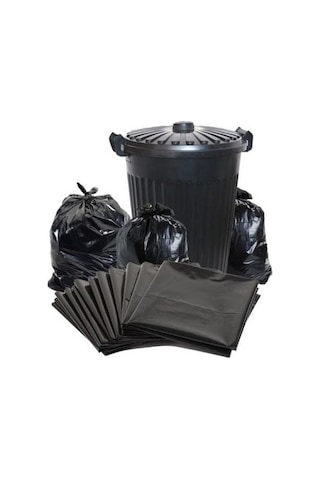 Ersin Ambalaj Dökme Çöp Poşeti 80 x 110 Siyah 10 KG