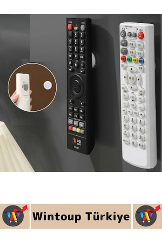 Kendinden Yapışkanlı Ev Ofis Kumanda Telefon Model Küçük Eşya Çok Amaçlı Mıknatıslı Tutucu 4 Adet