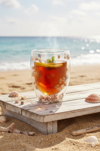 Bambum Molbia - Çift Cidarlı Bardak 350ml Renksiz