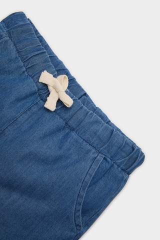 DeFacto Erkek Bebek Beli Lastikli Jean Şort E6837A525SMNM28 Mavi