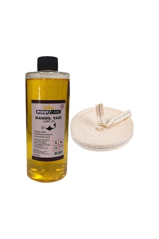 250ml Sarı Kandil Yağı Kokusz Dumansız Iç Mekan Gaz Lambası Yakıt Sarı