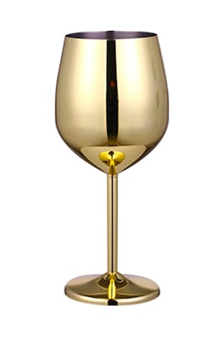 Xiyyadms Altın Renkli 500ml Paslanmaz Çelik Şampanya Bardakları - Kreatif Metal Kadeh, Bar Ve Restoranlar İçin Altın