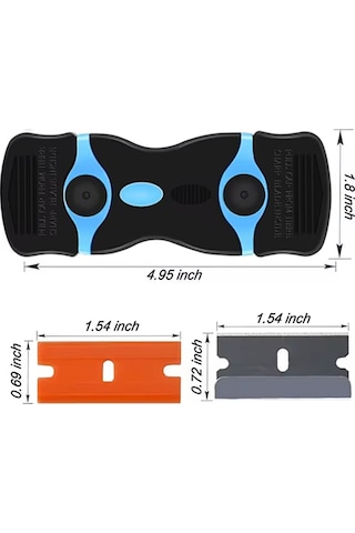 Çok Amaçlı Set Plastik Ve Metal Kazıyıcı, Pencere Camı Temizleyici, Film Araba Ve Ev İçin Yapıştırıcı Sökücü Aracı St01