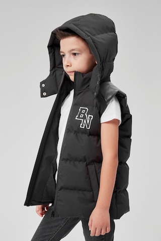 Benitto Kids Kapüşonlu Erkek Çocuk Şişme Yelek 51310 Gri