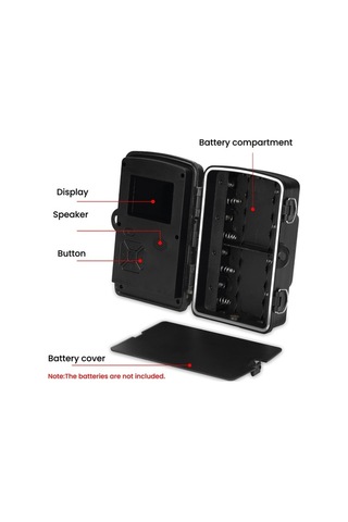 Tongxida Symbee Dış Mekân Full Hd Kamera, Gündüz/gece Kullanım, İp66 Su Geçirmez, 2.0'' Tft Ekran, 0.7s Hızlı Tetik, 12 Dil, Ç Çok Renkli