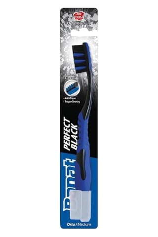 Perfect Black Diş Fırçası Orta Açık Ahşap
