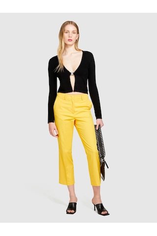Sisley Streç Pamuklu Pileli Pantolon Kadın 38r Pantolon - 324p4ıullf02y