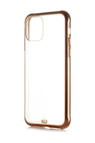 Apple Uyumlu iPhone 12 Pro Kılıf Zore Voit Kapak Gold