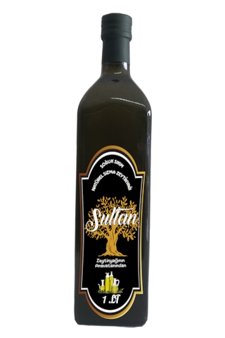 Sultan Soguk Sıkım Natürel Sızma Zeytinyağı Cam 1 L