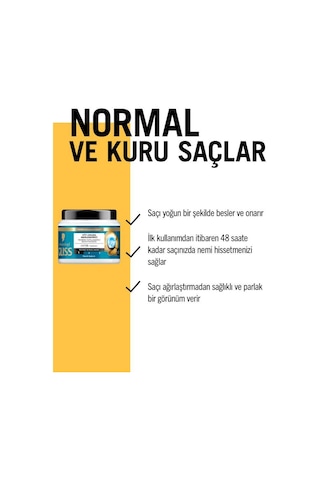 Gliss Aqua 4'ü 1 Arada Nemlendirici & Yeniden Yapılandırıcı Saç Bakım Maskesi 3 x 400 ML