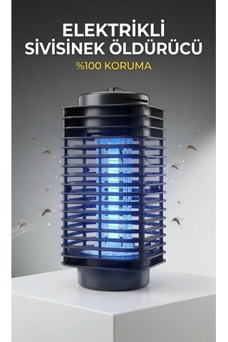 Elektrikli Sivrisinek Öldürücü Tuzak Lamba Uv Işıklı Böcek Kovucu