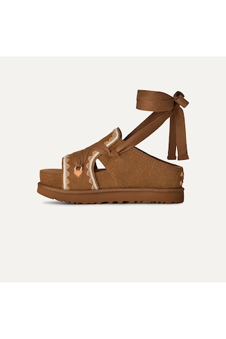 Sandalet Kadın 1175133 Ugg W Goldenstar Hı Artıstıtch Chestnut Multı