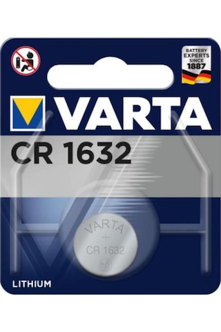 Varta 6632 CR1632 3V Lityum Düğme Pil