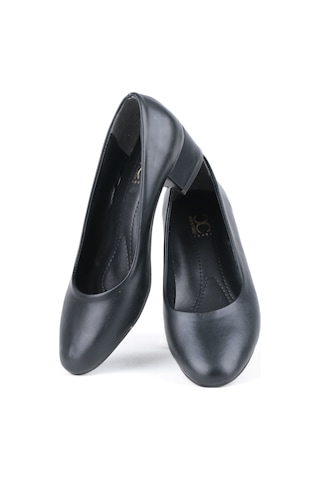 Ayakkabımood 3.5 Cm Siyah Topuklu Kadın Ayakkabı Siyah