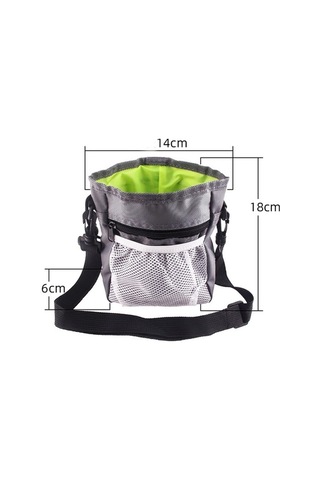 Dm Cbtx Evcil Hayvan Eğitim Çantası, Katlanabilir Taşınabilir Snack Çanta, Açık Hava Bel Çantası Siyah