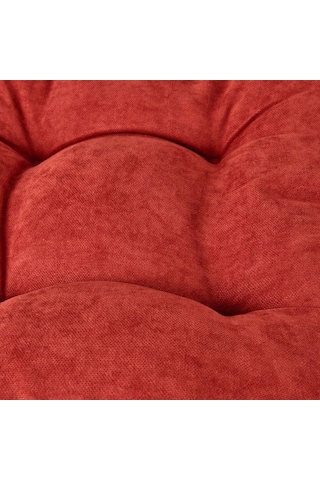 Evidea Soft Maia Sandalye Minderi - Kiremit - 40x40 Cm Kiremit