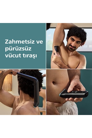 Philips Vücut Bakım 5000 Serisi Duşa Uygun, Hassas Bölge Ve Vücut Tıraş Makinesi - Bg5475/15