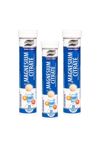 Magnezyum Sitrat Efervesan Tablet - 20 Adet X 3 Adet