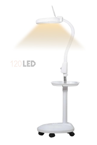 Beauty Vogue Plastik Ayaklı Loop Işıklı Büyüteç Lamba DF-ML03 120 LED 5x Büyütme