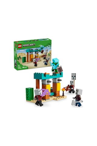 LEGO® Minecraft® Serseri Köylü Çöl Devriyesi 21267 - 7 Yaş ve Üzeri Macera Oyunları Seven Çocuklar için Yaratıcı Oyuncak Yapım Seti (105P)