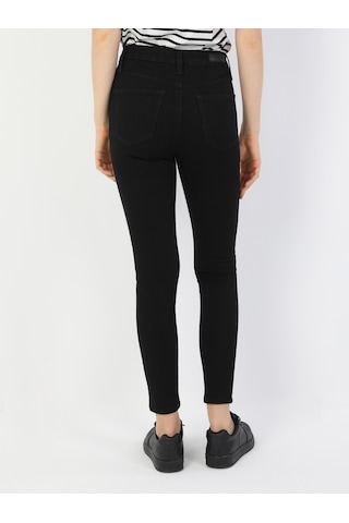 Colin's 760 Dıana Yüksek Bel Dar Paça Super Slim Fit Siyah Kadın Jean Pantolon CL1048676_Q1.V1_DN06933 Siyah