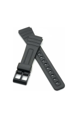 Casio F 91 Modeli Siyah Silikon Saat Kordonu