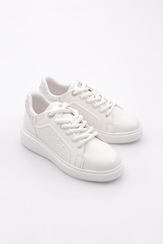 Dgn B3000 Kadin Sneakers Ayakkabi Beyaz