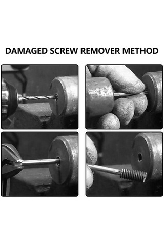 6 Adet/takım Vida Çıkarıcı Tırtıklı Dişli Kare Kafa