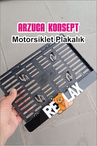 Pleksi Motor Plakalık Relax Motorsiklet Plakalık Motor Plakalığı Pleksi Motorsiklet Plakalığı